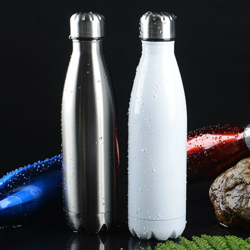 Custom Logo Double-Wall Insulated Vacuum Flask Stainless Steel Bottle for Water Bottles Thermos Gym Sport Shaker Botella De Agua