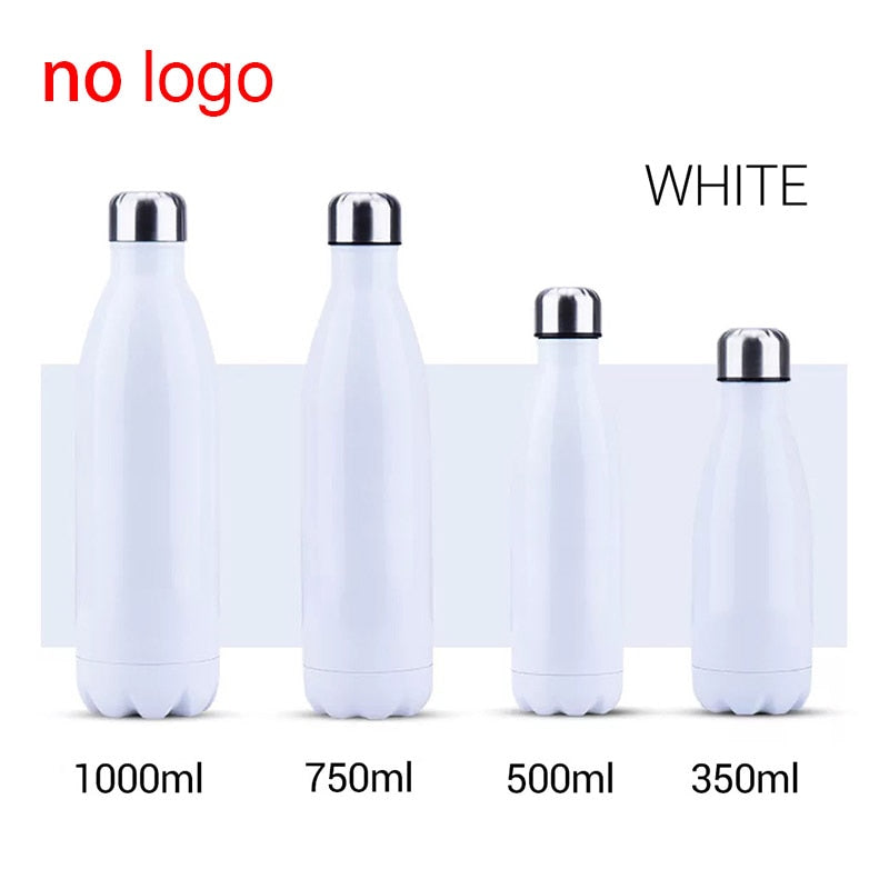 Custom Logo Double-Wall Insulated Vacuum Flask Stainless Steel Bottle for Water Bottles Thermos Gym Sport Shaker Botella De Agua