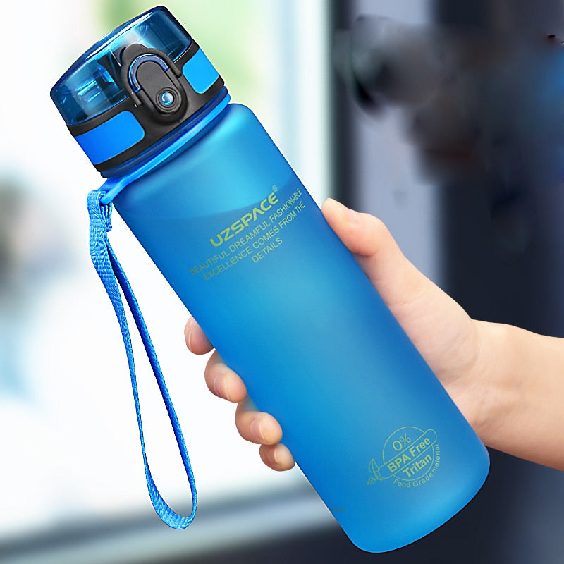 High Quality Water Bottle 500ML 1000ML BPA Free Leak Proof Portable For Drink Bottles Sports Gym Eco Friendly