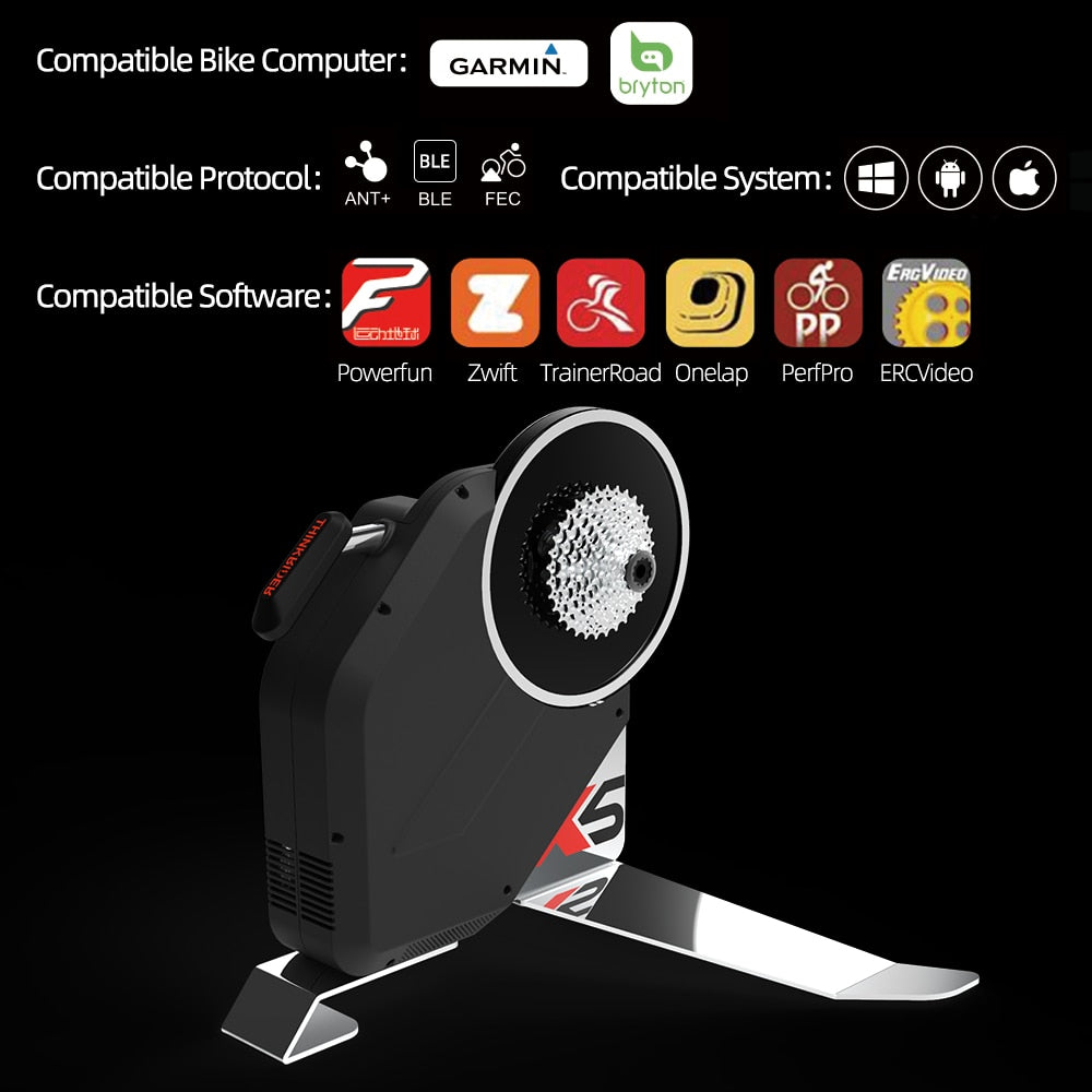 Thinkrider X5 Neo Smart Bike Trainer  Home direct drive MTB Road Bicycle Built-in Power Meter Ergometer ZWIFT