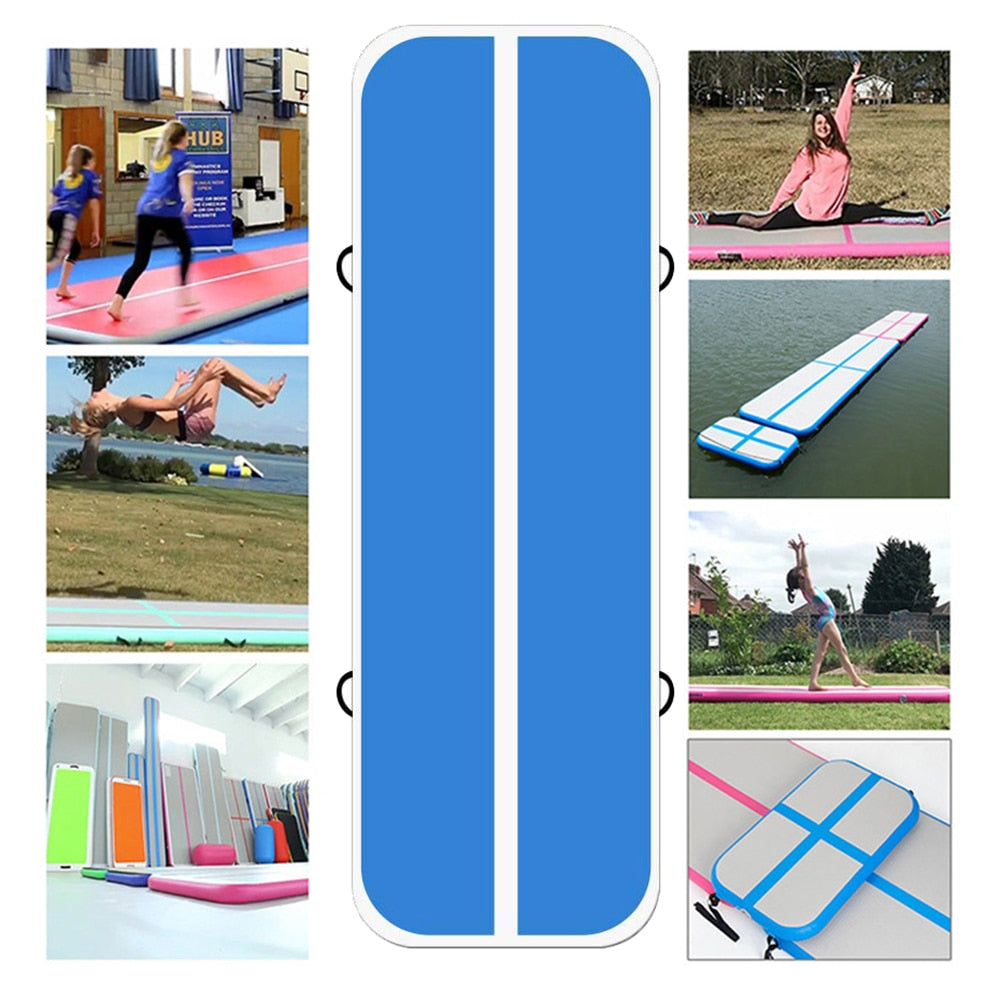 3m 4m 5m Inflatable Track Gymnastics Mattress Yogo Electric Air Pump Gym Tumble Airtrack Floor Yoga Tumbling wrestling