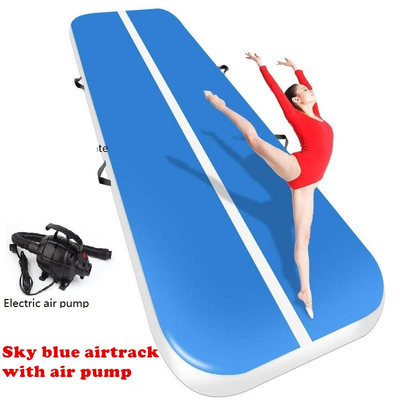 3m 4m 5m Inflatable Track Gymnastics Mattress Yogo Electric Air Pump Gym Tumble Airtrack Floor Yoga Tumbling wrestling