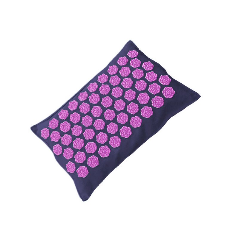 Getinfit Acupressure Mat Head Neck Back Foot Massage Cushion Pillow Yoga Mat Nature Linen Coconut palm Massage Yoga mat