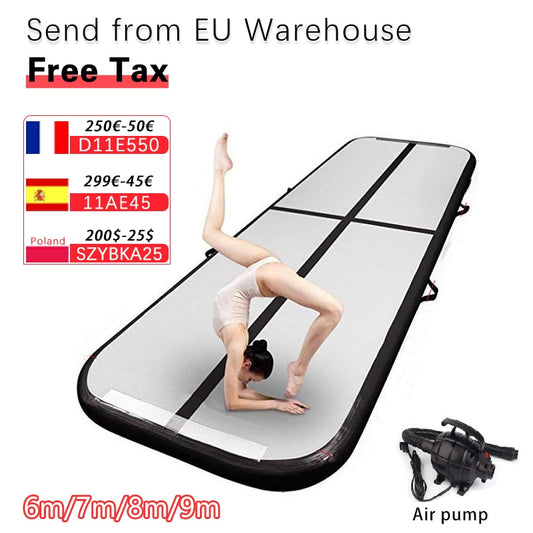 3m 4m 5m Inflatable Track Gymnastics Mattress Yogo Electric Air Pump Gym Tumble Airtrack Floor Yoga Tumbling wrestling