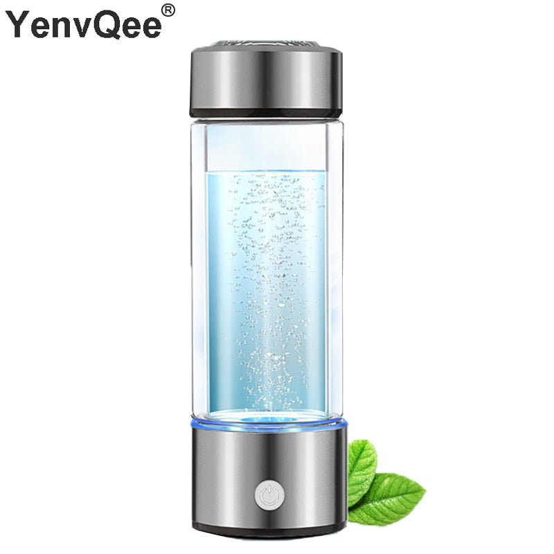 YenvQee3 Minutes Mode High Concentration Hydrogen Water Generator,Water Filter Bottle,Water Ionizer Maker,Dead Live Water Device