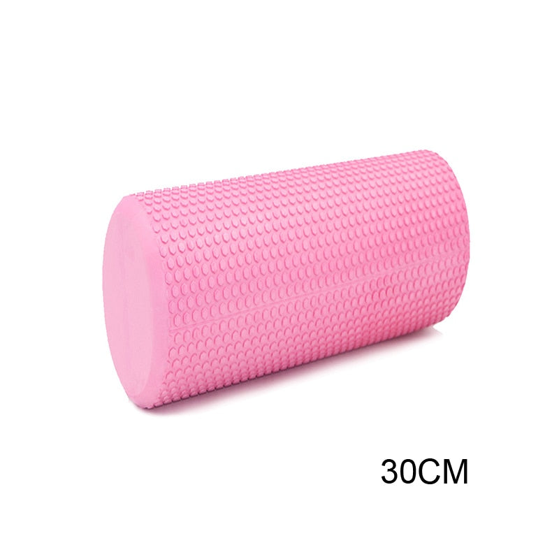 30/45cm Yoga Foam Roller Block Pilate Foam Roller EVA Muscle Roller Self Massage Tool for Gym Pilates Yoga Fitness Gym Equipment