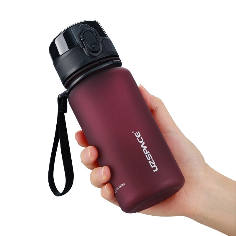 UZSPACE 350ML Kids Water bottle Tritan BPA Free Children Water Bottle Leakproof Eco-friendly No Smell Plastic Drinkware