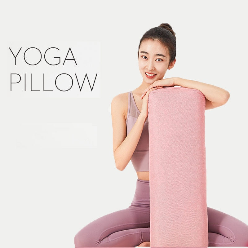 Cotton and linen texture Square Yoga Pillow Sponge Lining Fitness High Elastic Yoga Mat Yoga Mat Yoga Accessories Yoga Pillar