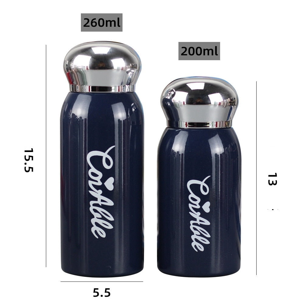 New 200ml 260ml Cartoon Thermos Stainless Steel Vacuum Flask Cup Thermal Thermos Bottle Insulated Tumbler Coffee Milk Mug