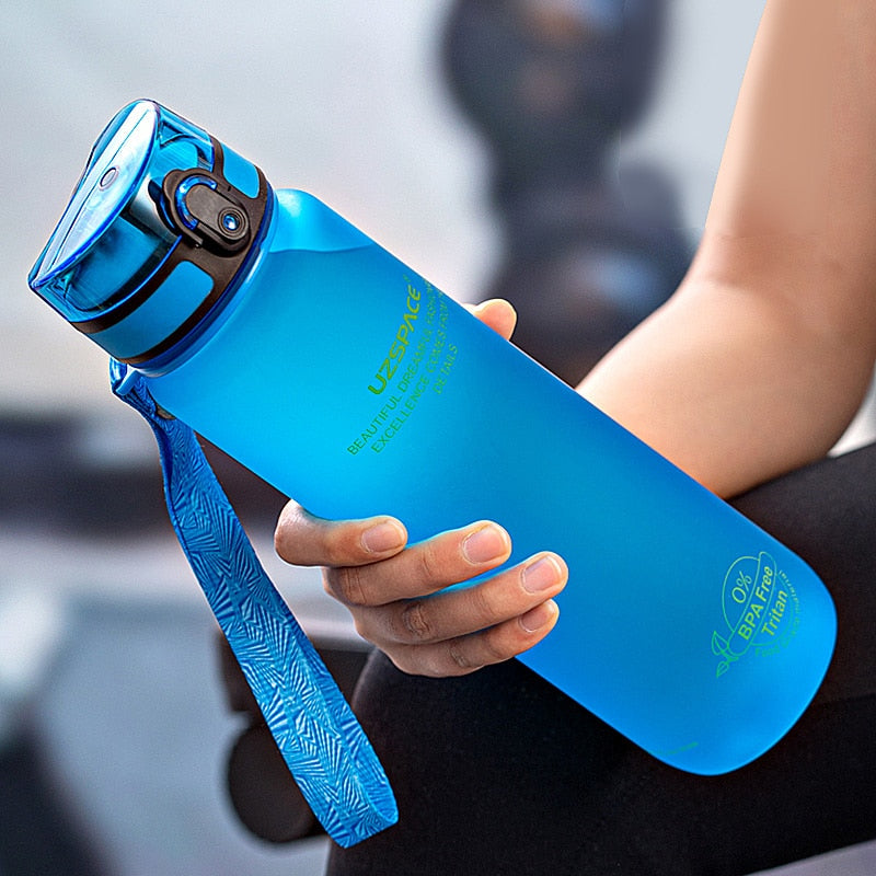 High Quality Water Bottle 500ML 1000ML BPA Free Leak Proof Portable For Drink Bottles Sports Gym Eco Friendly