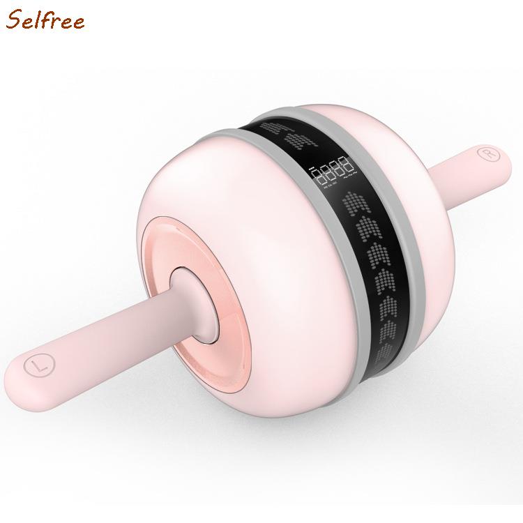 Selfree Silent Abdominal Wheel Men And Women Automatic Rebound LED Abdominal Wheel Home Smart Fitness Equipment 2022 New