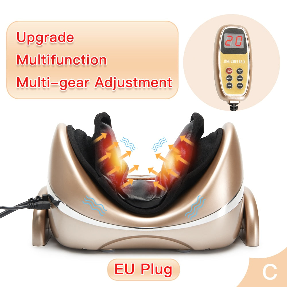 Electric Neck Massager Infrared Heating Airbag Neck Traction Vibration Shoulder Cervical Spine Shoulder Support Pain Relief