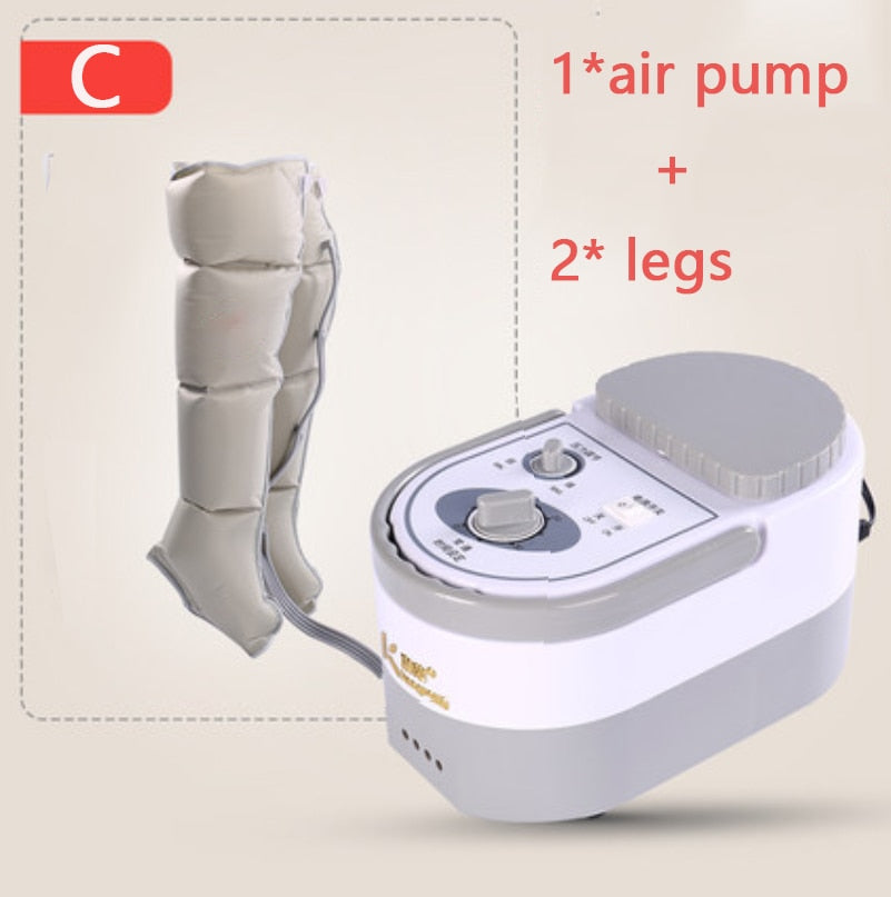 Electric Air Compression Leg Massager Leg Wraps Foot Ankles Calf Massage Machine Promote Blood Circulation Relieve Pain Fatigue