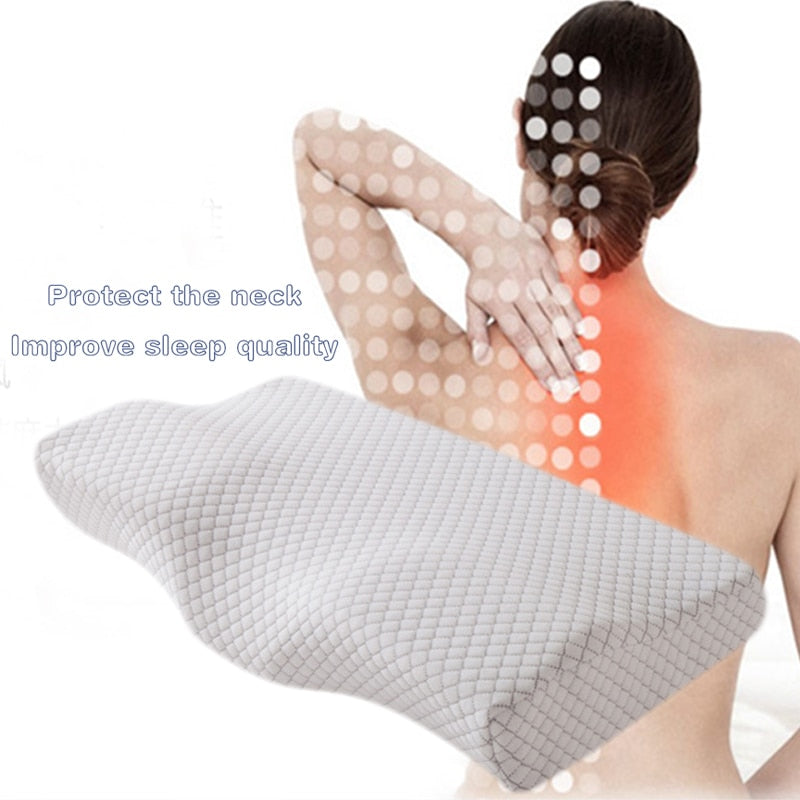 Slow Rebound Memory Foam Pillow for Sleeping Bedding To Relieve Cervical Pain Health Care Pillow Ergonomic Orthopedic Pillow