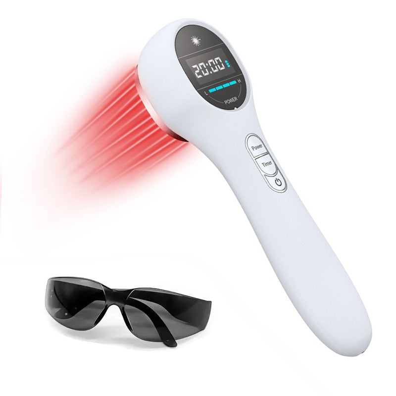 NEW 650nm 808nm Low Level Laser Red Light Therapy Device Cold Laser Arthritis Physical Therapy Equipment Pain Relief Health Care