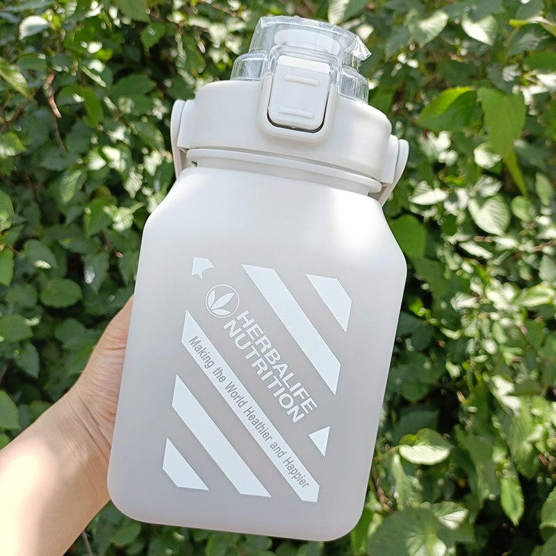 Herbalife Nutrition Bottle 2000ML Gradient Color Drinking Water Space Cup Milk Carton Sports Water Bottle