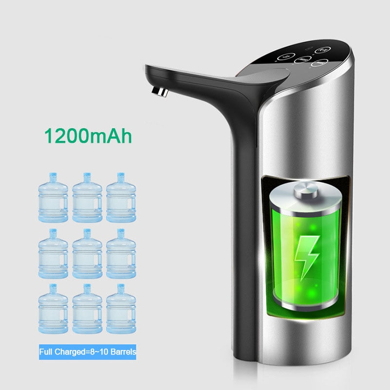 Smart Automatic Wireless Water Dispenser Pump High Quality USB Rechargeable Gallon Water Pump Portable Drinking Bottle Switch