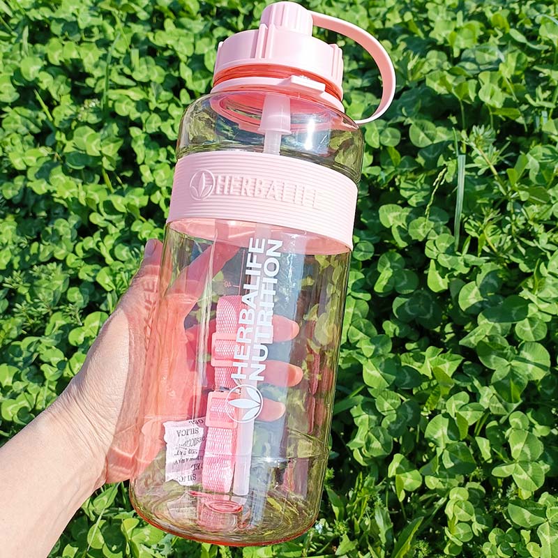 Herbalife Nutrition Bottle 2000ML Gradient Color Drinking Water Space Cup Milk Carton Sports Water Bottle