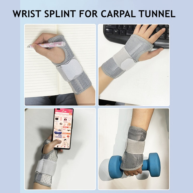 Breathable Wrist Support Professional Splint Wrist Brace Protector Band Arthritis Carpal Tunnel Hand Sprain Tendinitis Wristband