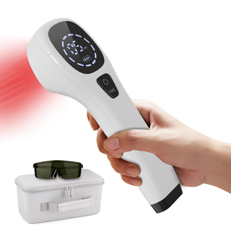 LLLT Laser Therapy Device Handheld Physiotherapy Equipment 650nm 808nm For Arm Knee Wrist Back Pain Relief Aches Tennis Elbow