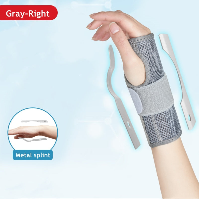 Breathable Wrist Support Professional Splint Wrist Brace Protector Band Arthritis Carpal Tunnel Hand Sprain Tendinitis Wristband