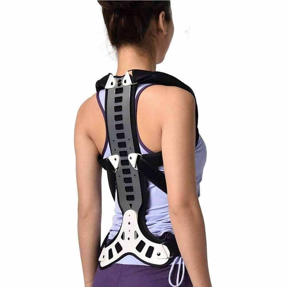 1Pcs Posture Corrector Back Braces Shoulder Waist Lumbar Support Belt Humpback Prevent Body Straighten Slouch Compression Pain R