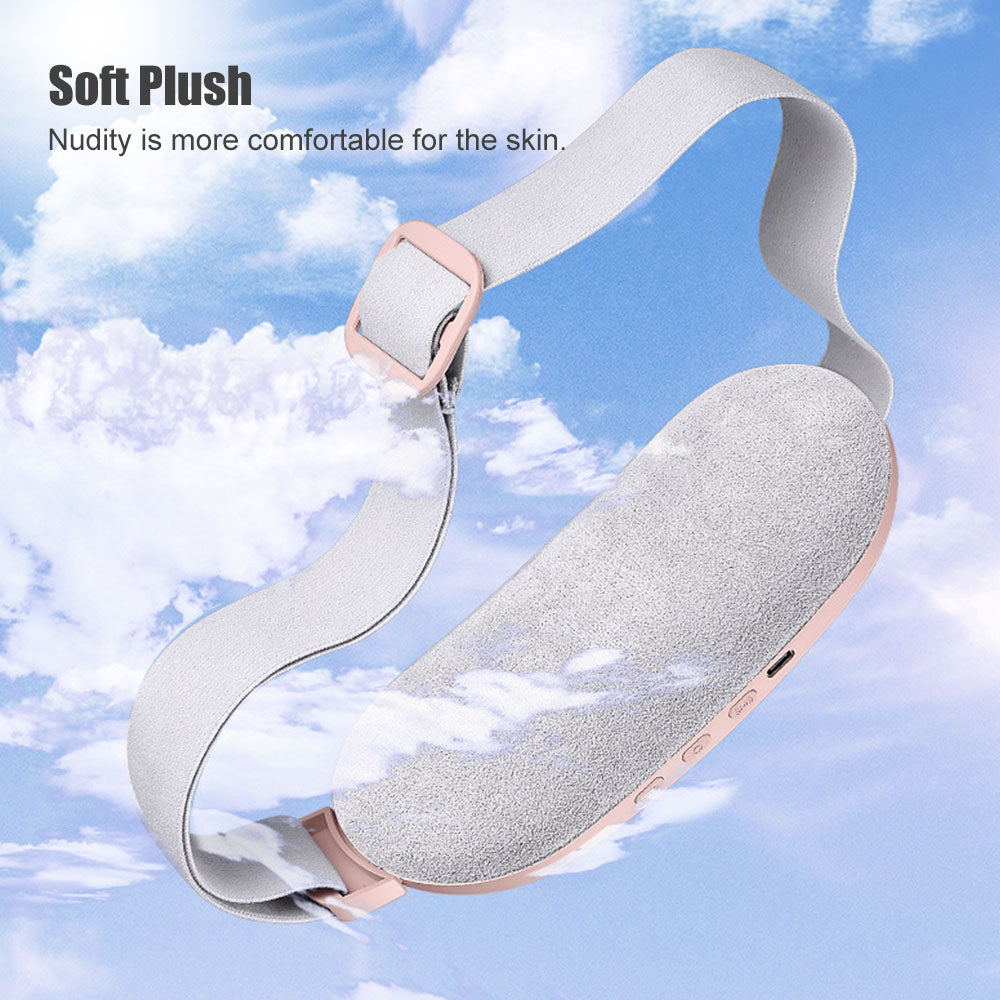 Menstrual Heating Pad Period Cramp Massager Belly Warmer Uterus Heat Massage Abdominal Stomach Heating Belt Period Pain Relief