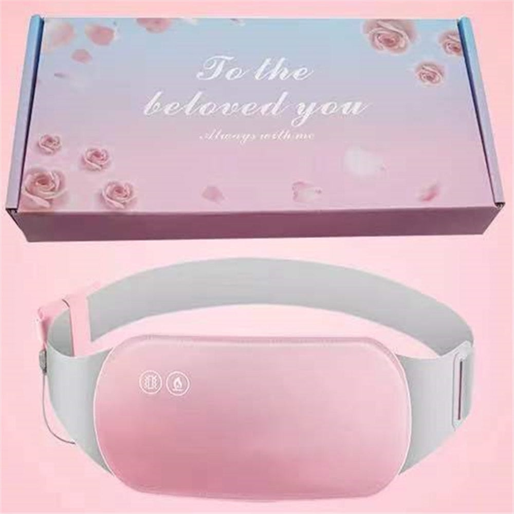 Menstrual Heating Pad Washable Warming Belly Period Belt Relieve Pain Hot Compress Massager for Menstrual Abdominal Belly Warmer