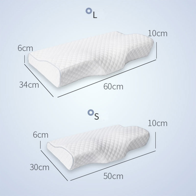 Slow Rebound Memory Foam Pillow for Sleeping Bedding To Relieve Cervical Pain Health Care Pillow Ergonomic Orthopedic Pillow