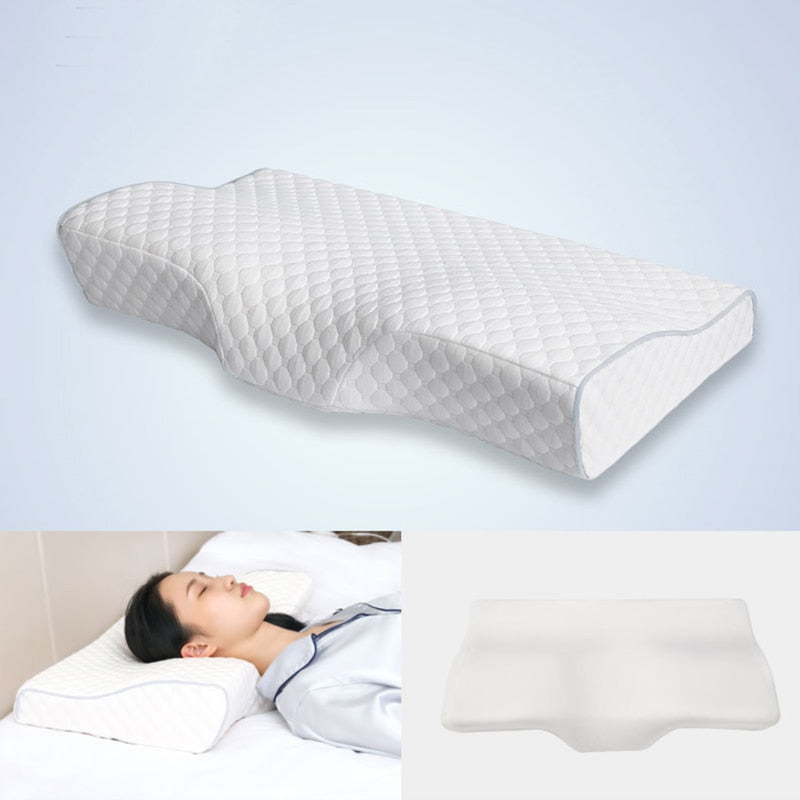 Slow Rebound Memory Foam Pillow for Sleeping Bedding To Relieve Cervical Pain Health Care Pillow Ergonomic Orthopedic Pillow