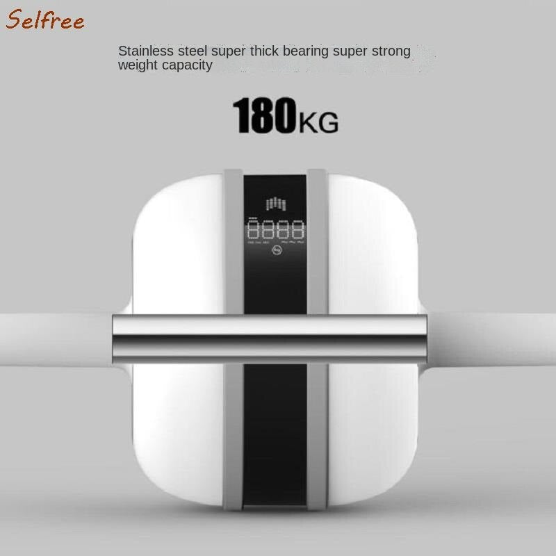 Selfree Silent Abdominal Wheel Men And Women Automatic Rebound LED Abdominal Wheel Home Smart Fitness Equipment 2022 New