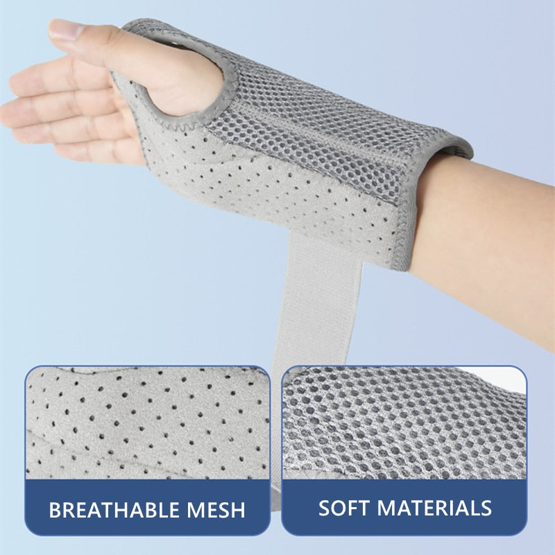 Breathable Wrist Support Professional Splint Wrist Brace Protector Band Arthritis Carpal Tunnel Hand Sprain Tendinitis Wristband