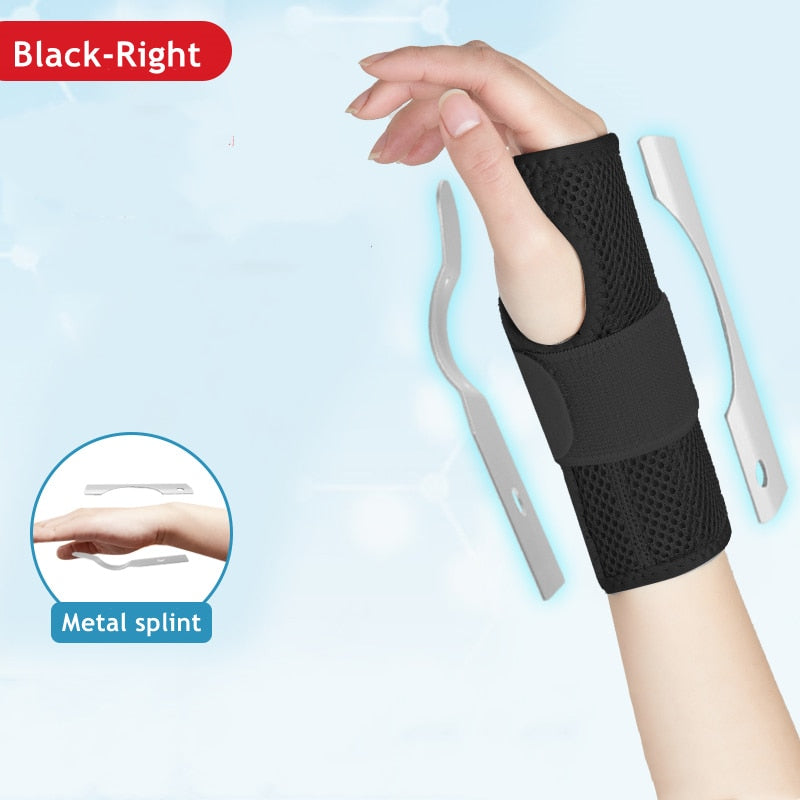 Breathable Wrist Support Professional Splint Wrist Brace Protector Band Arthritis Carpal Tunnel Hand Sprain Tendinitis Wristband