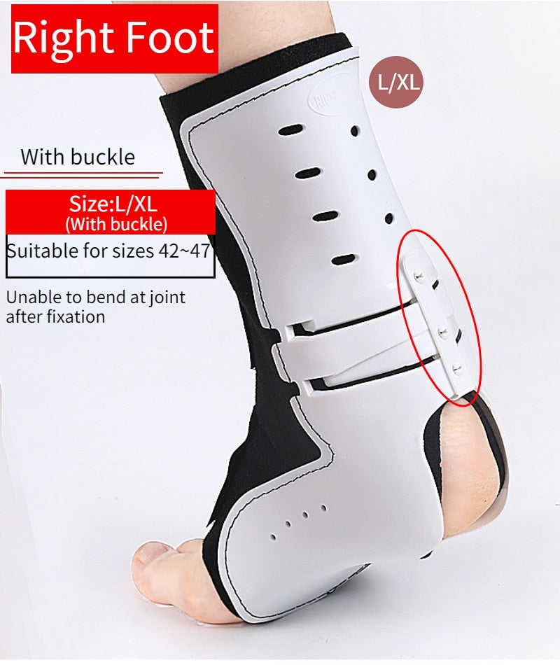 Adjustable Foot Droop Splint Brace Orthosis Ankle Joint Fixed Strips Guards Support Sports Hemiplegia Rehabilitation Equipment