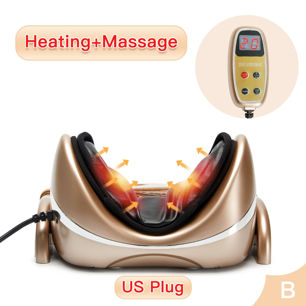 Electric Neck Massager Infrared Heating Airbag Neck Traction Vibration Shoulder Cervical Spine Shoulder Support Pain Relief