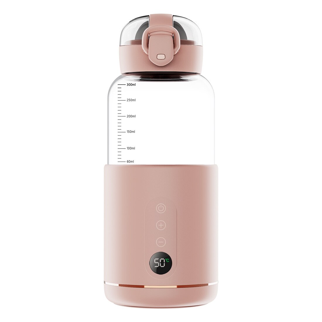 Xiaomi Wireless Heater Water Bottle 300ML  LED Display Thermos Cup Portable Milk Conditioner With Water Level Line