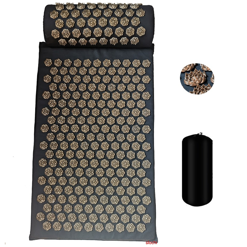 Massager Cushion  Shakt Mat Massage Yoga Mat Acupressure Relieve Stress Back Body Pain Spike Mat Acupuncture Massage Mat