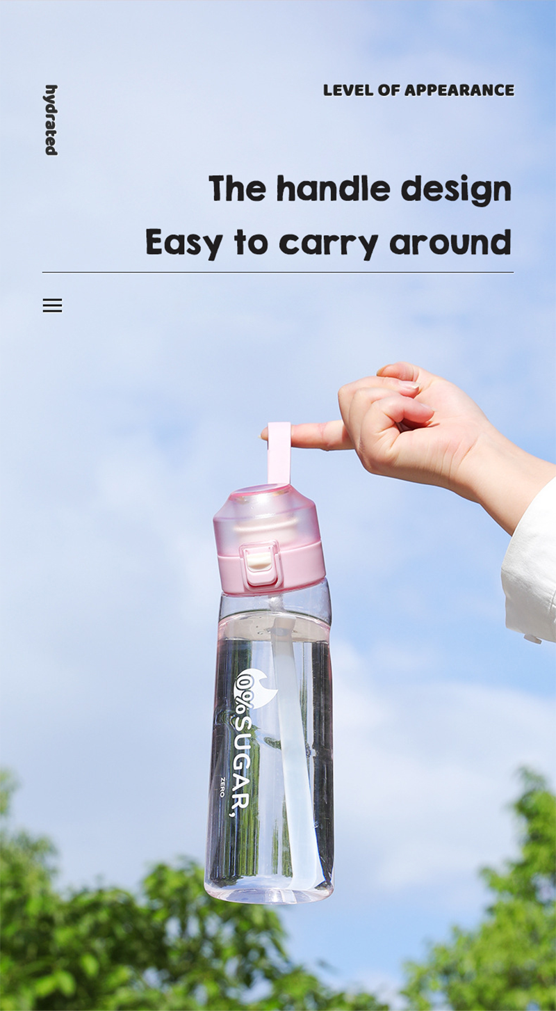 New Air Flavored Water Bottle Scent Up Water Cup Sports Water bottle Suitable for Cir Outdoor Sports Kul