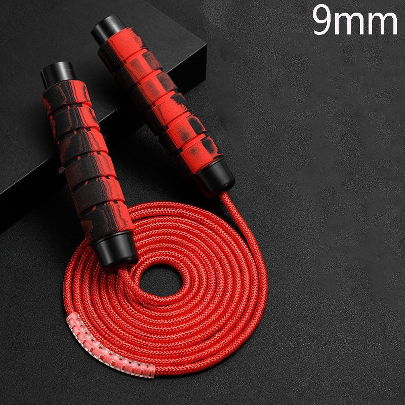 Jump Rope Crossfit Boxing Heavy Skipping Rope Foam Grip Handles for Fitness Workouts Endurance Strength Training