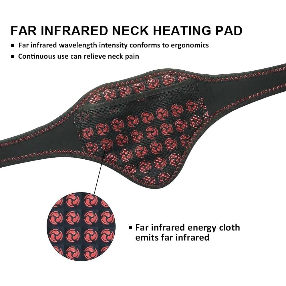 Electric Neck Heating Pad Heated Neck Wrap for Pain Relief Cervical Vertebra Fatigue Therapy Moxibustion Health Care Massager