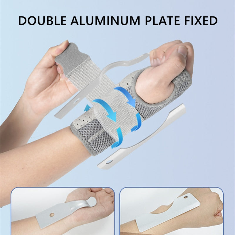 Breathable Wrist Support Professional Splint Wrist Brace Protector Band Arthritis Carpal Tunnel Hand Sprain Tendinitis Wristband