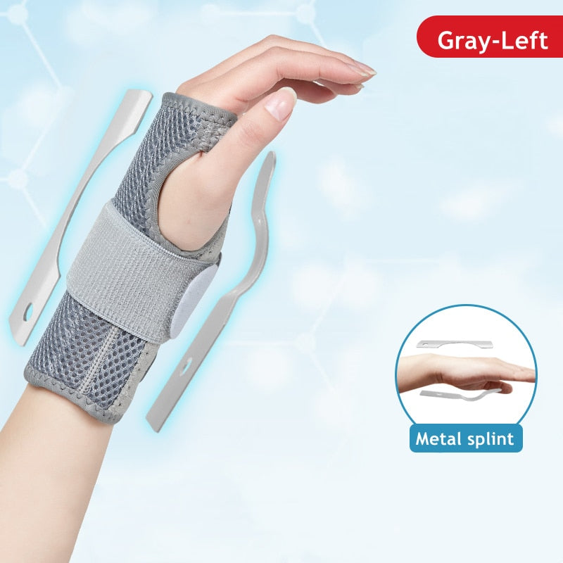 Breathable Wrist Support Professional Splint Wrist Brace Protector Band Arthritis Carpal Tunnel Hand Sprain Tendinitis Wristband