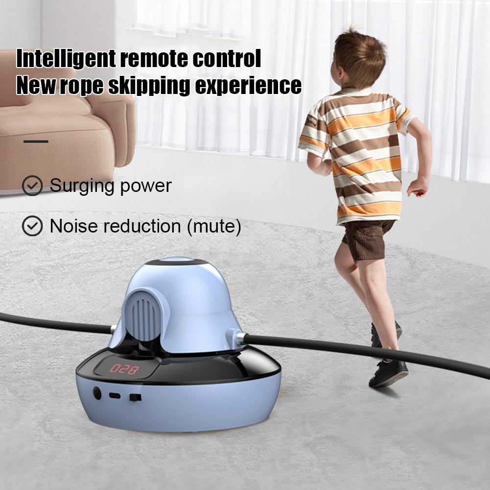 Smart Automatic Electric Skipping Machine Multi-person Fitness Intelligent Rope Electronic Adjuster Counting for Home Workout