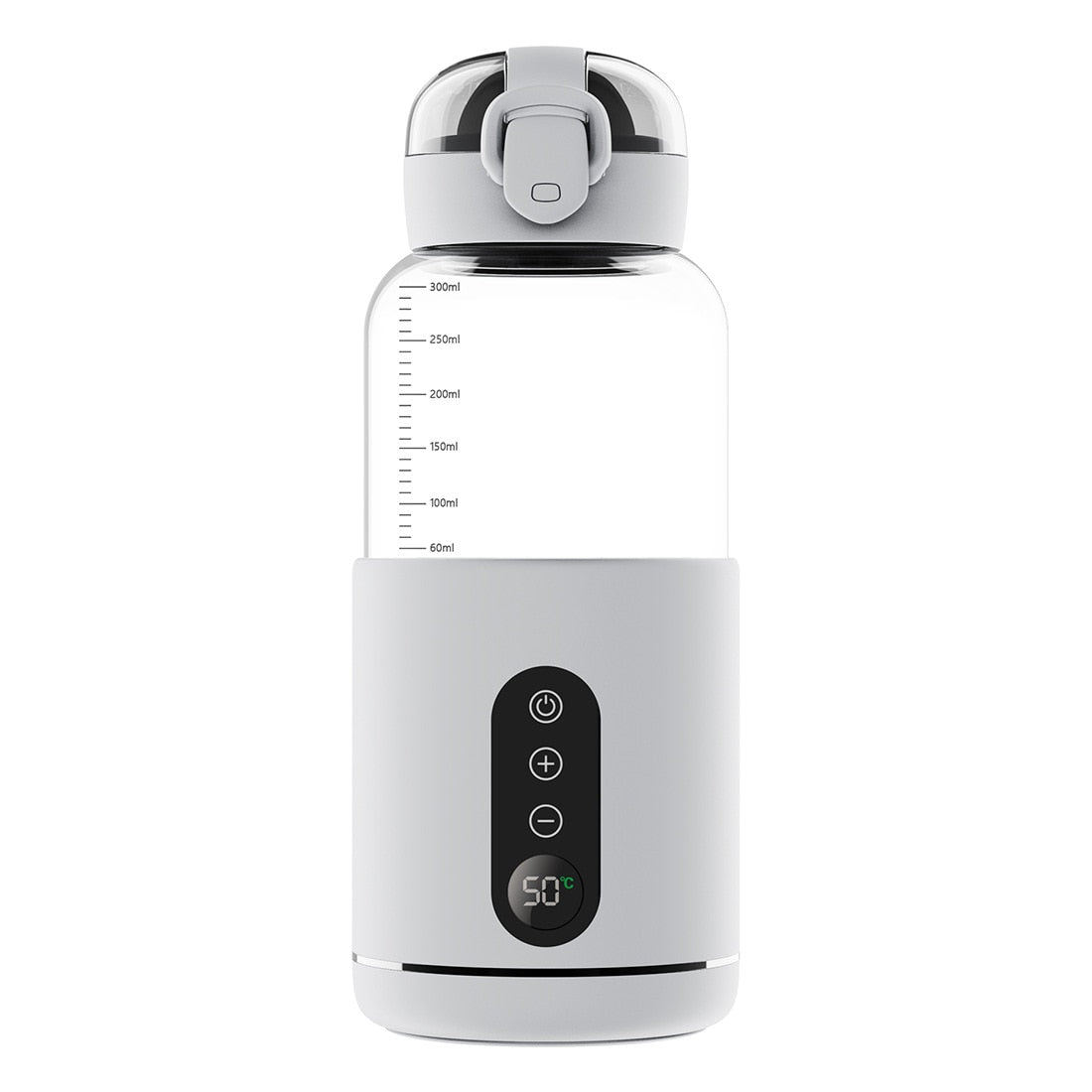 Xiaomi Wireless Heater Water Bottle 300ML  LED Display Thermos Cup Portable Milk Conditioner With Water Level Line