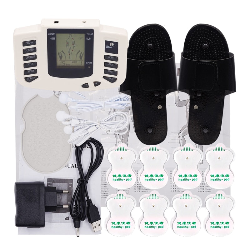 12 Button Tens Machine Physiotherapy EMS Muscle Stimulation Trainning Apparatus Electric Massager Pain Relief Home Use Devices