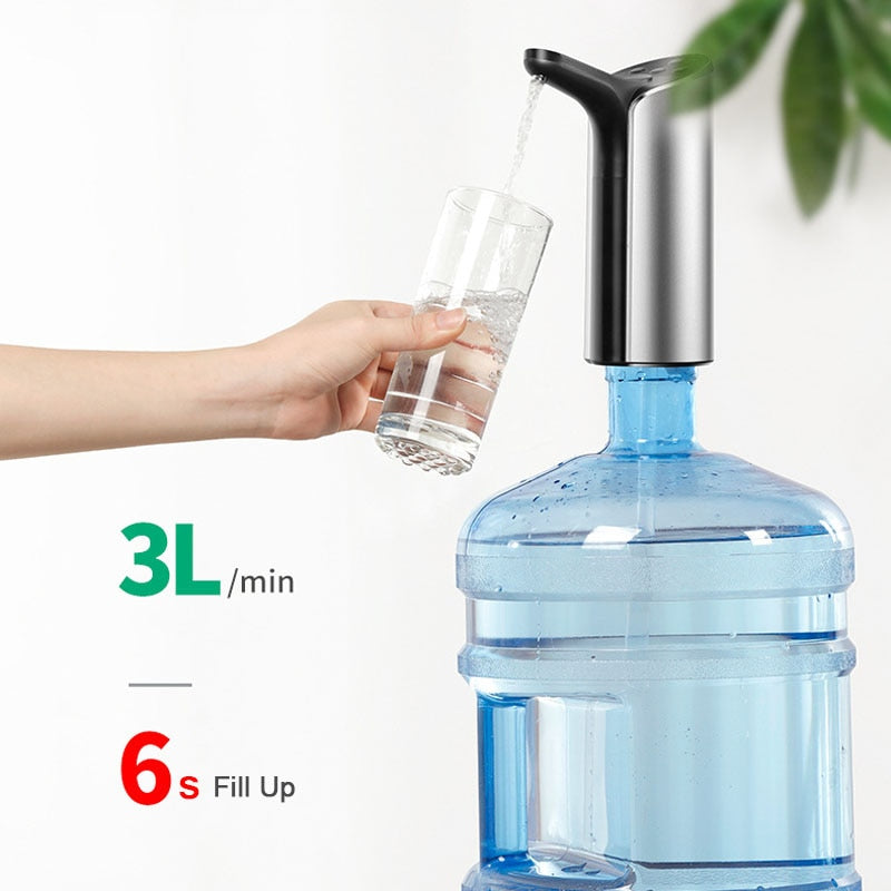 Smart Automatic Wireless Water Dispenser Pump High Quality USB Rechargeable Gallon Water Pump Portable Drinking Bottle Switch