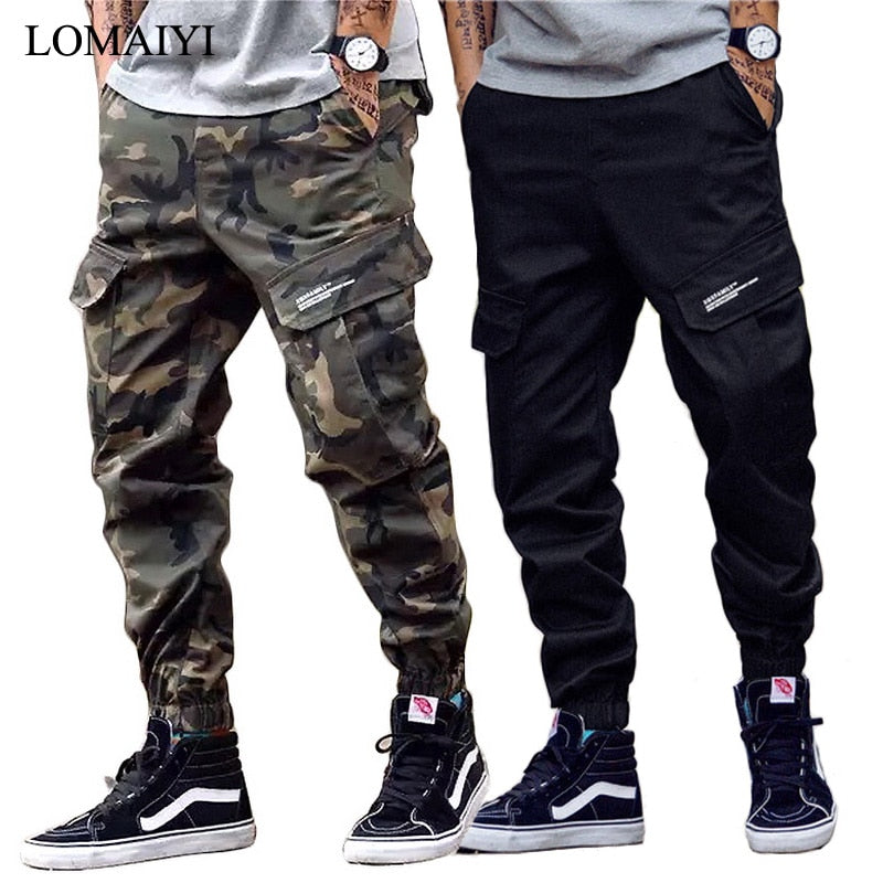 Men&#39;s Jogging Cargo Pants Men Camo Joggers Military Tactical Trousers Man Spring/Autumn Oversize Cargos Harem Pants Mens Legging