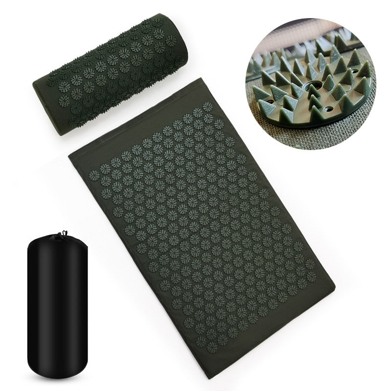 Massager Cushion  Shakt Mat Massage Yoga Mat Acupressure Relieve Stress Back Body Pain Spike Mat Acupuncture Massage Mat