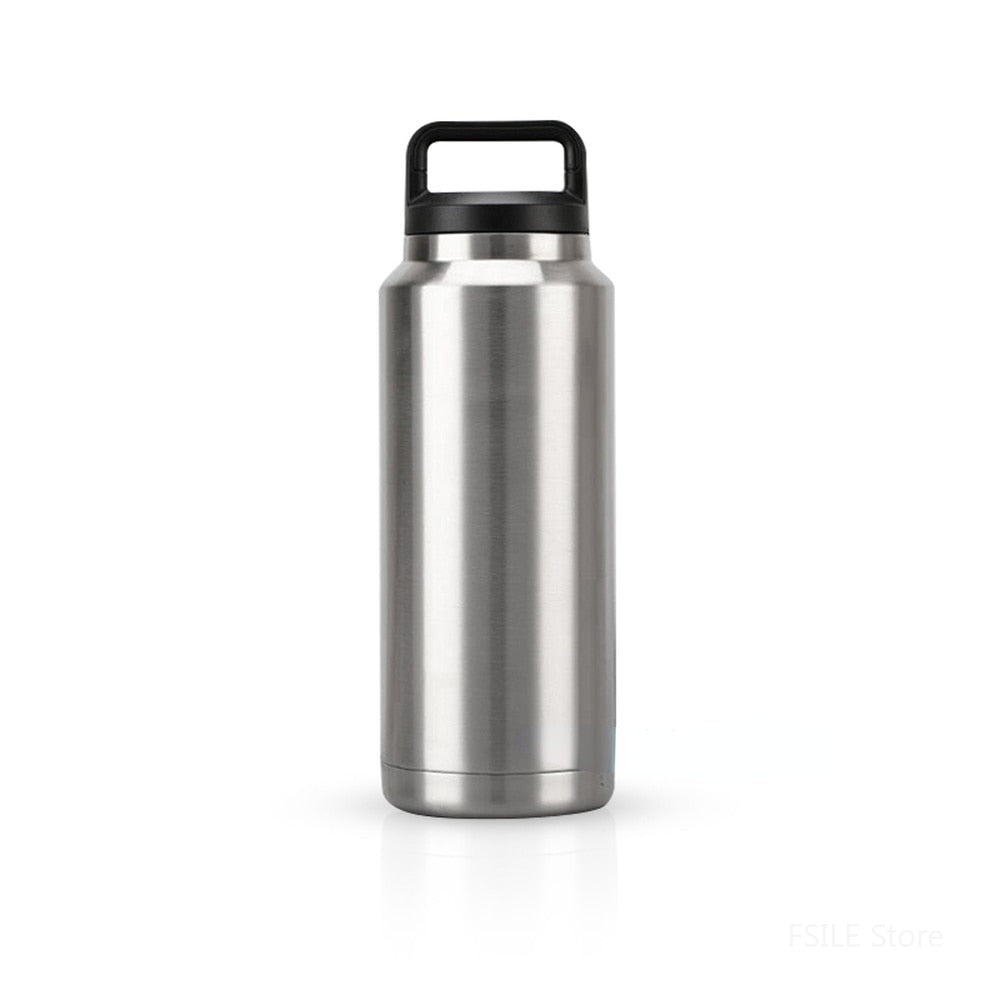 550/1100/2000ml Large Capacity Stainless Steel Car Mug Double Wall Thermos Bottle Portable Vacuum Flask Insulated Cup for Travel