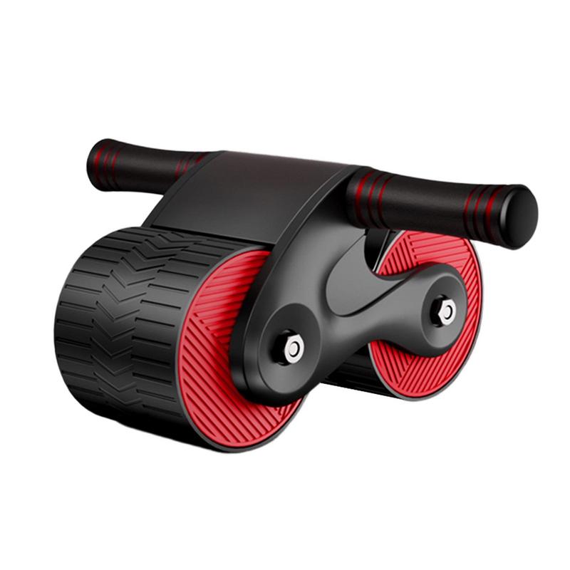 Automatic Rebound Double Round Wheels Domestic Abdominal Exerciser Gym Equipment Core Workouts Sport AB Roller Coaster